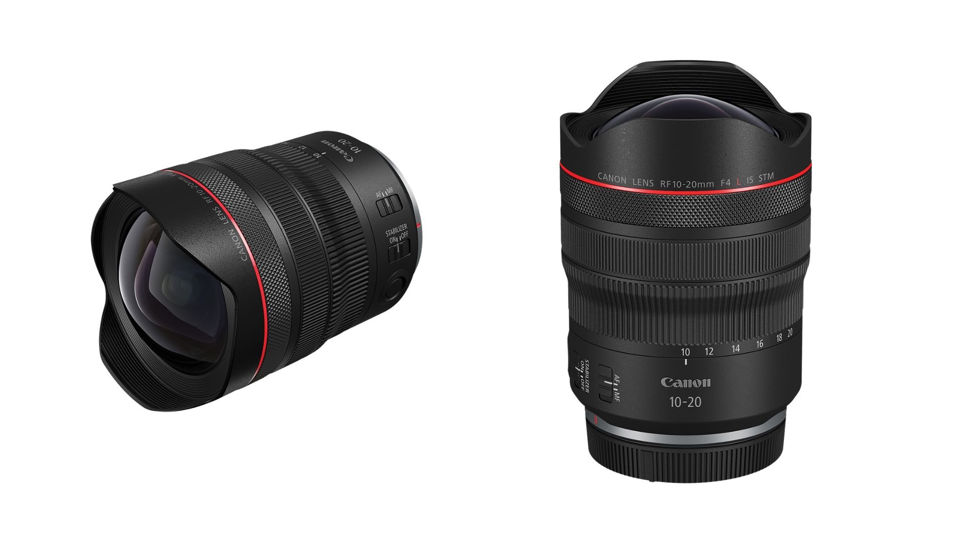 Canon RF10-20MM F4 L IS STM lens