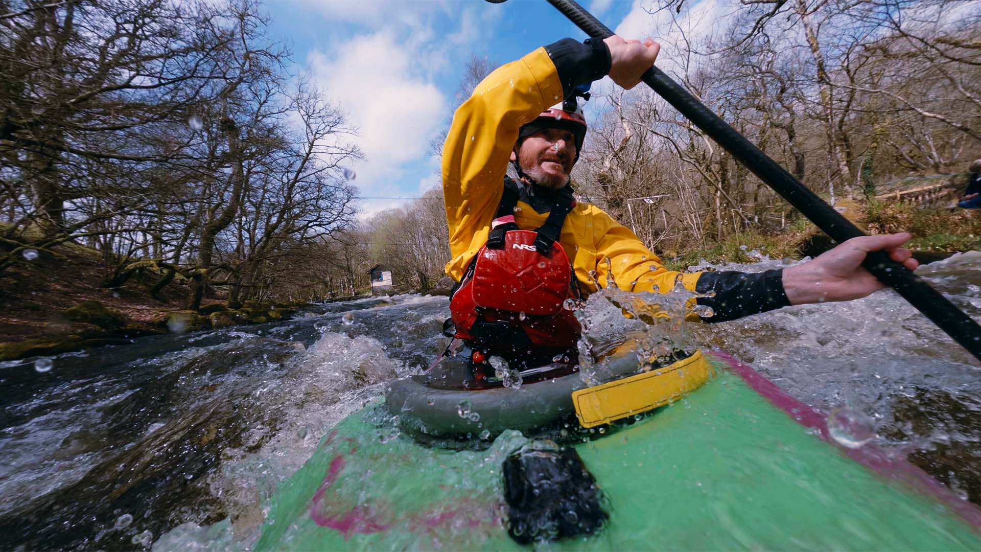 Using GoPro ReelSteady to stabilise a boat mounted shot.